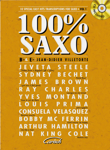 Cover: 9788850711628 | 100% Saxo Vol. 1 | 10 Special Easy Hits Transcriptions for Saxo