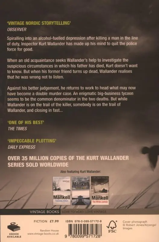Rückseite: 9780099571728 | The Man Who Smiled | Kurt Wallander | Henning Mankell | Taschenbuch