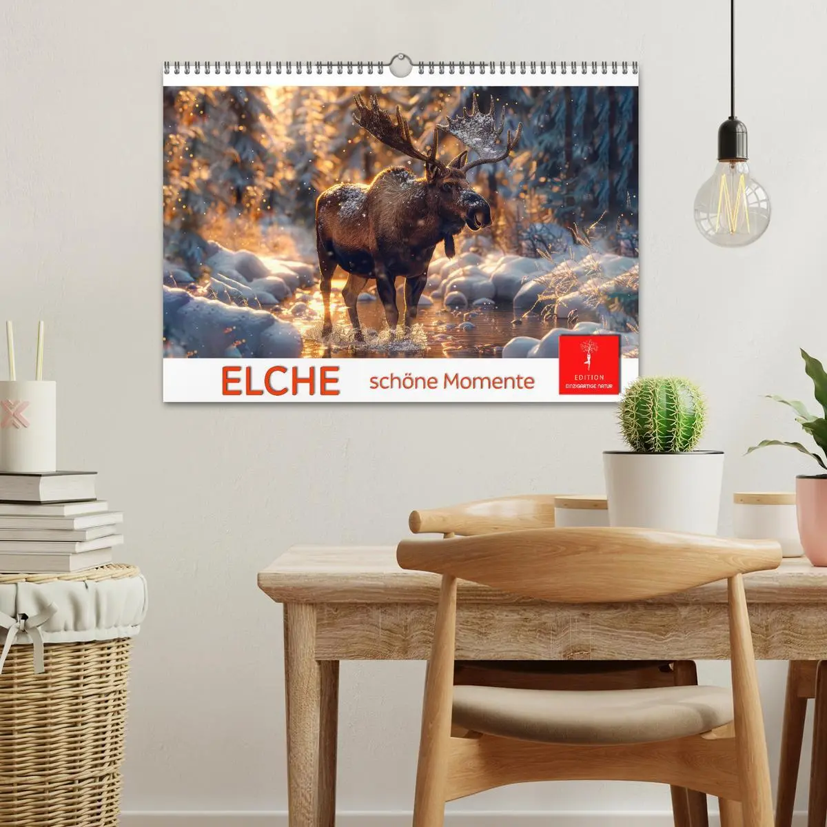 Bild: 9783457411728 | Elche - schöne Momente (Wandkalender 2026 DIN A3 quer), CALVENDO...