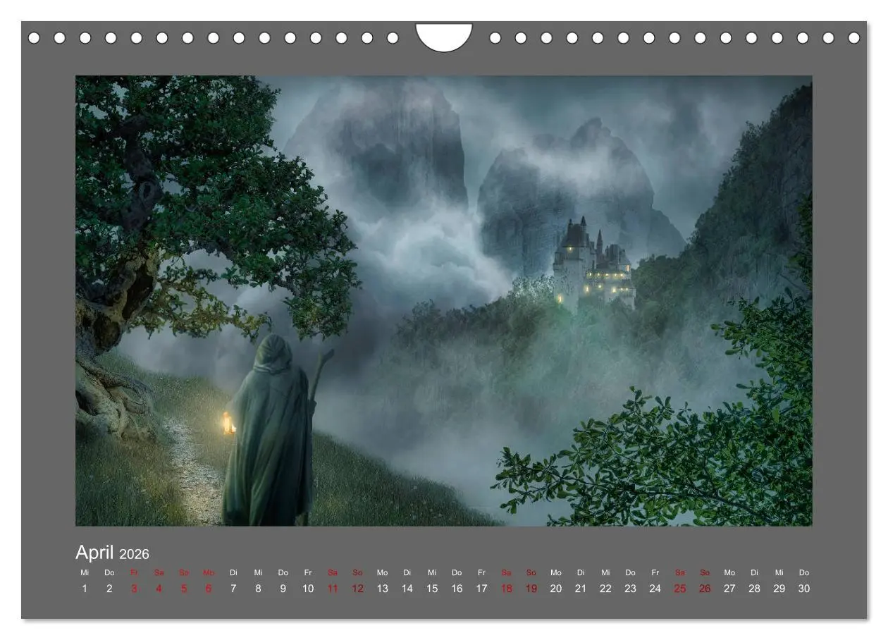 Bild: 9783457721728 | Weg des Zauberers (Wandkalender 2026 DIN A4 quer), CALVENDO...