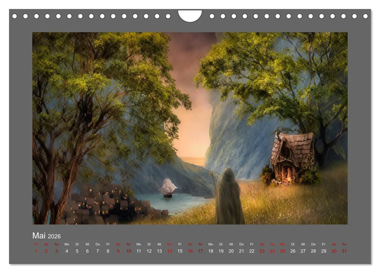 Bild: 9783457721728 | Weg des Zauberers (Wandkalender 2026 DIN A4 quer), CALVENDO...