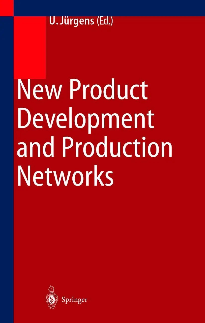 Cover: 9783540641728 | New Product Development and Production Networks | Ulrich Jürgens | x