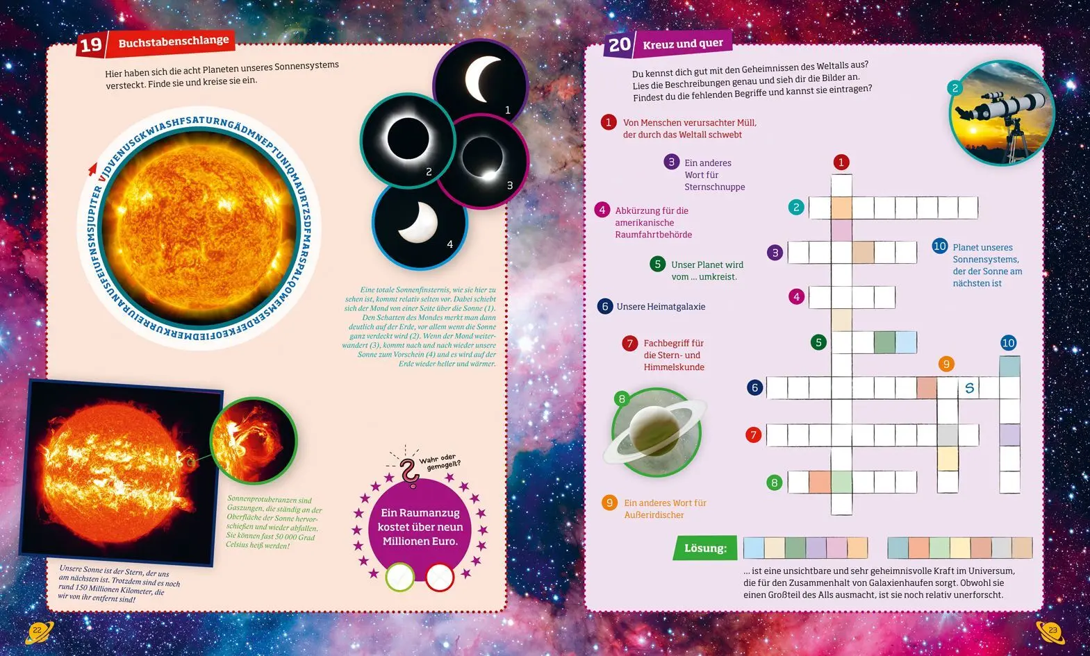 Bild: 9783788621728 | WAS IST WAS Rätseln und Stickern: Weltall | Stickerbuch | Lehnert