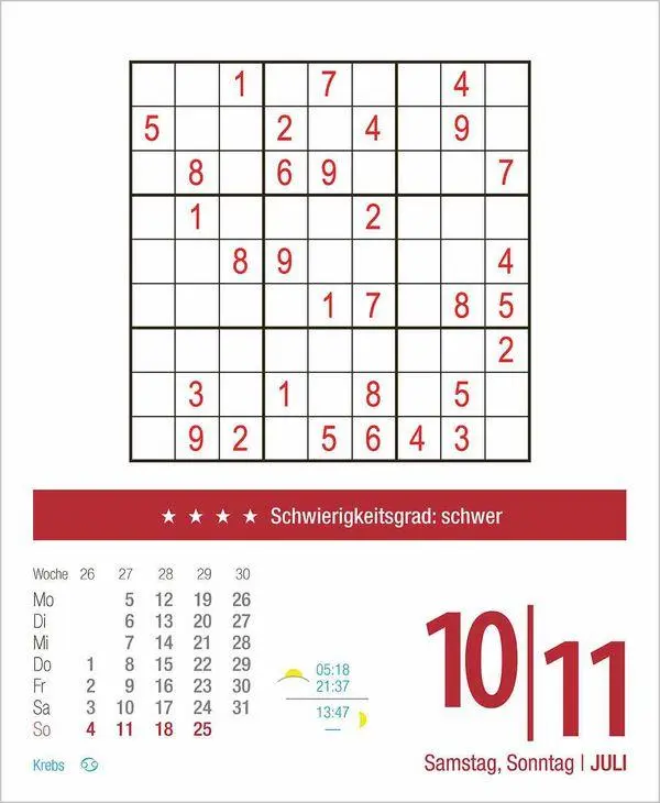 Bild: 9783819301728 | Sudoku 2027 | Korsch Verlag | Kalender | 328 S. | Deutsch | 2027