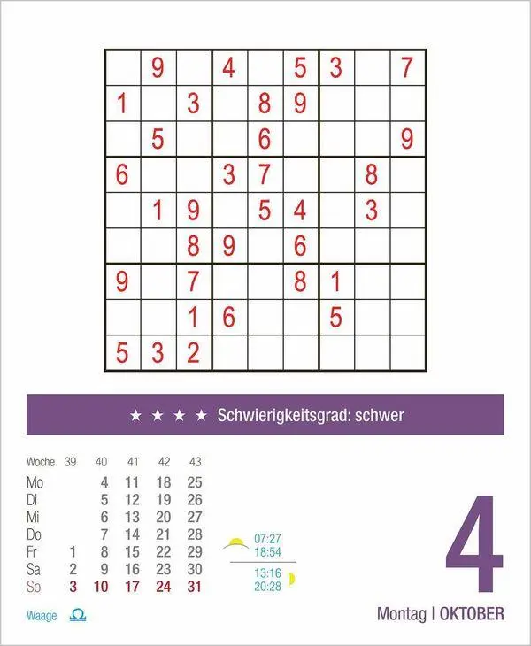 Bild: 9783819301728 | Sudoku 2027 | Korsch Verlag | Kalender | 328 S. | Deutsch | 2027