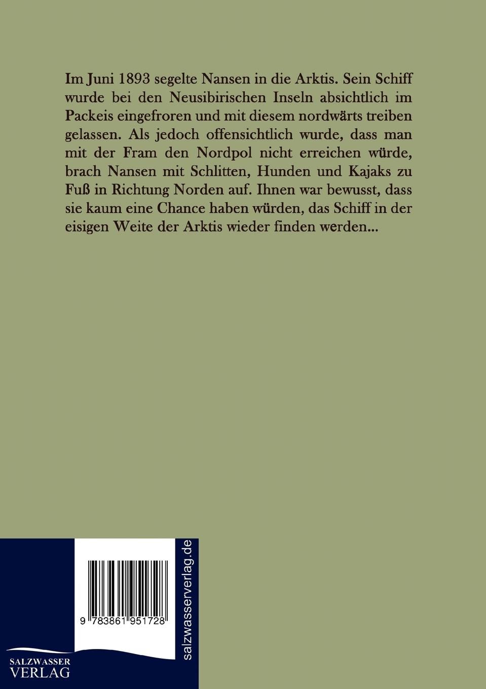 Rückseite: 9783861951728 | In Nacht und Eis | Die Polarexpedition 1893 - 1896 | Fridtjof Nansen
