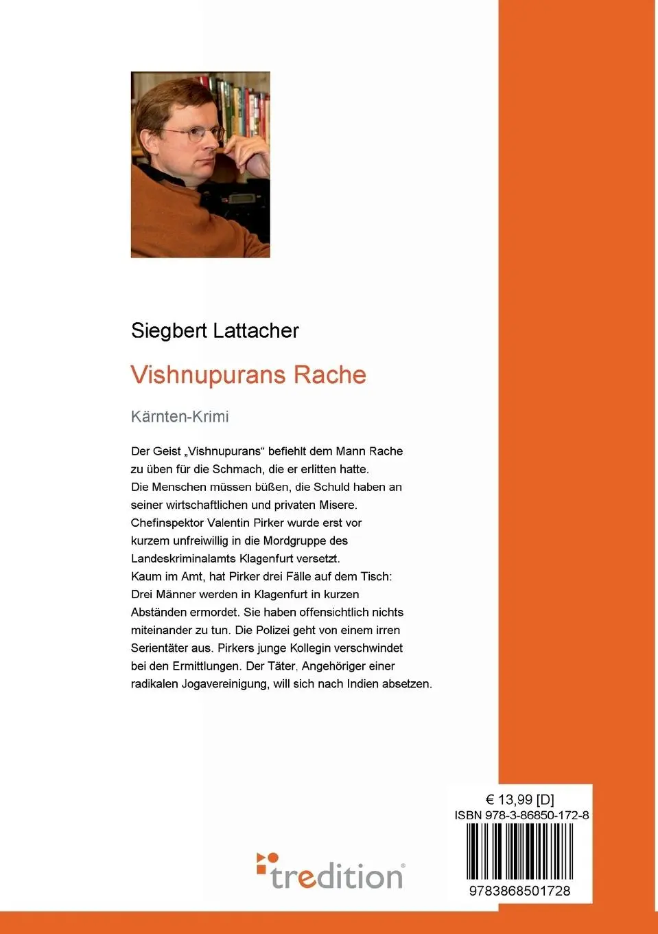 Rückseite: 9783868501728 | Vishnupurans Rache | Siegbert Lattacher | Taschenbuch | 196 S. | 2008