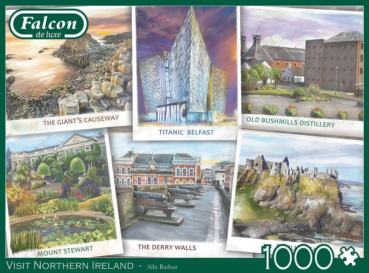 Cover: 8710126021828 | Visit Northern Ireland - 1000 Teile | Spiel | Deutsch | 2024