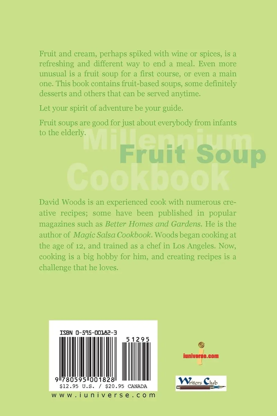 Rückseite: 9780595001828 | Millennium Fruit Soup Cookbook | David Woods | Taschenbuch | Englisch