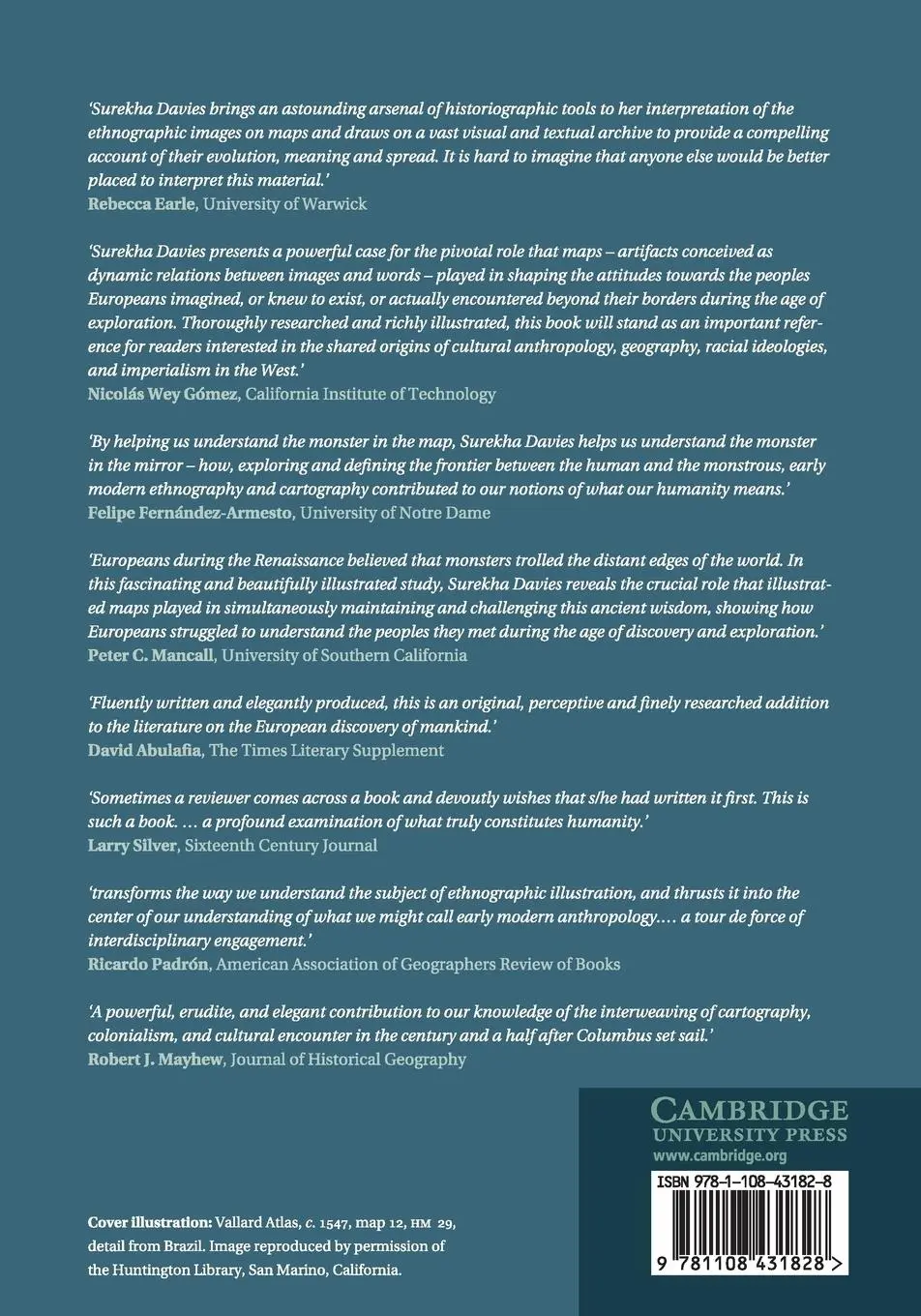 Rückseite: 9781108431828 | Renaissance Ethnography and the Invention of the Human | Davies | Buch