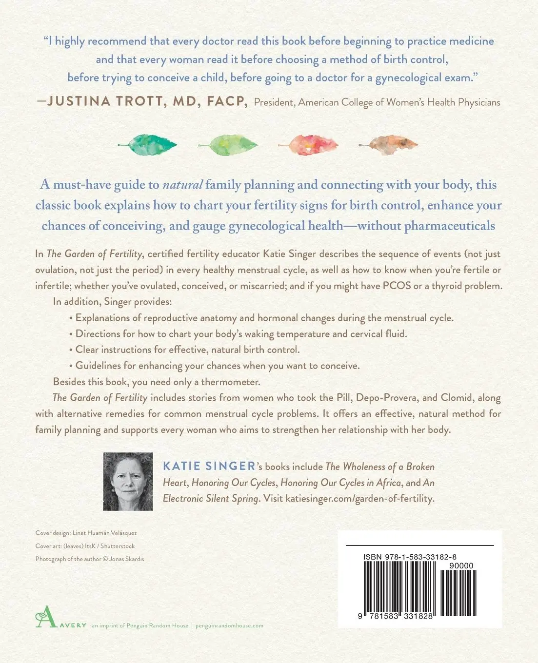 Rückseite: 9781583331828 | The Garden of Fertility | Katie Singer | Taschenbuch | Englisch | 2004