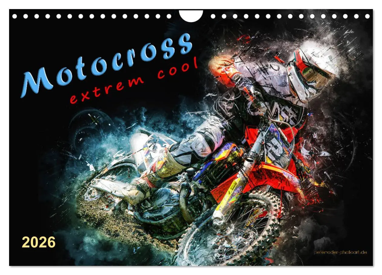 Cover: 9783457881828 | Motocross - extrem cool (Wandkalender 2026 DIN A4 quer), CALVENDO...