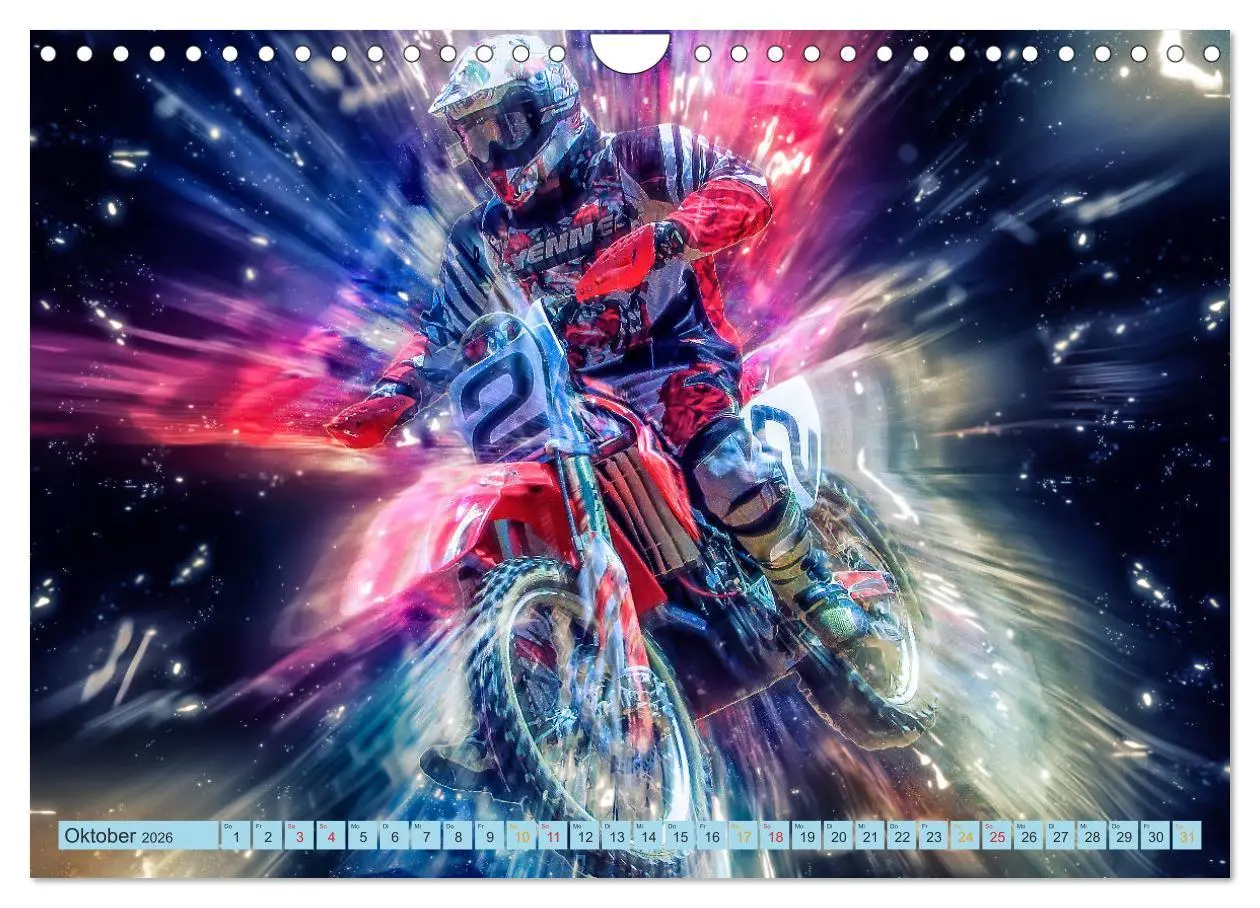 Bild: 9783457881828 | Motocross - extrem cool (Wandkalender 2026 DIN A4 quer), CALVENDO...