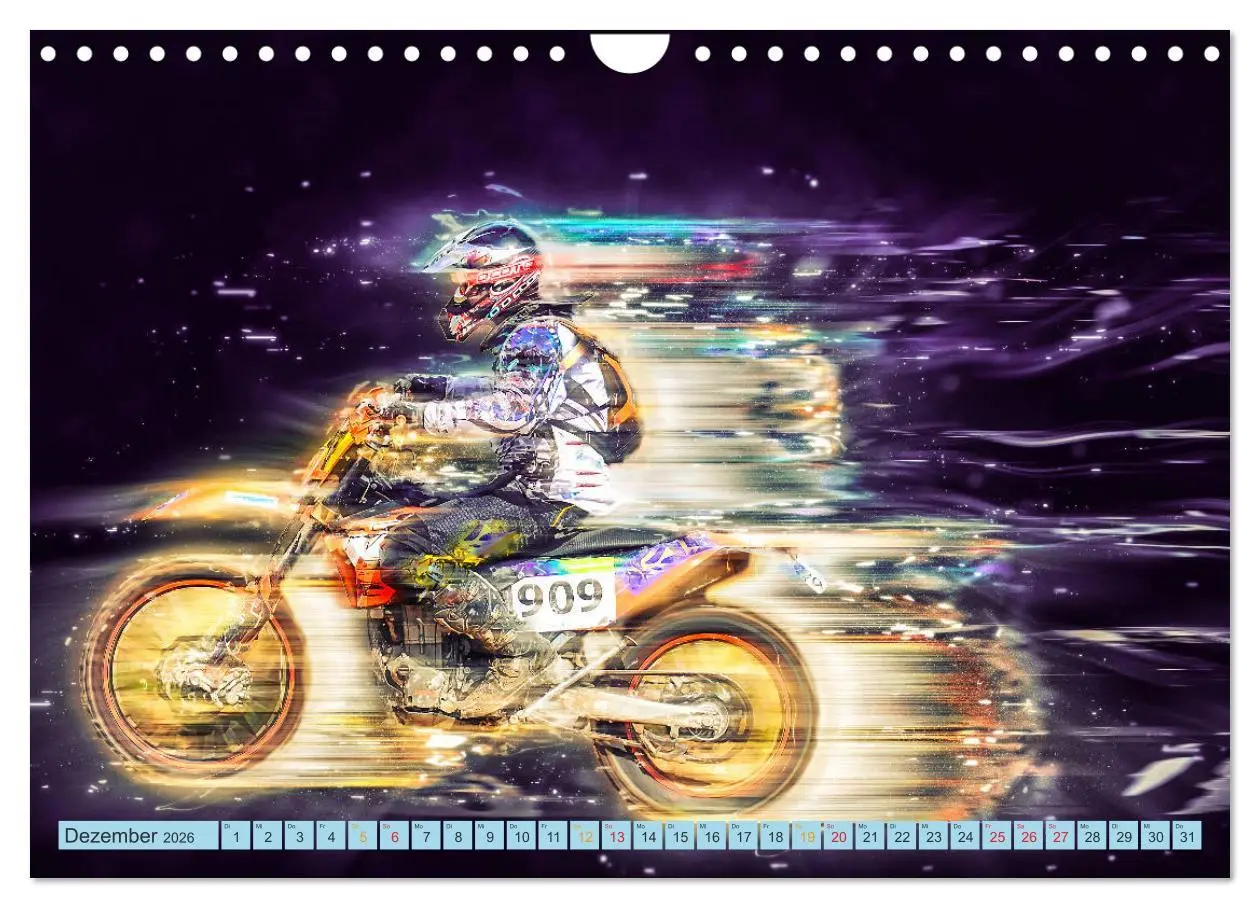 Bild: 9783457881828 | Motocross - extrem cool (Wandkalender 2026 DIN A4 quer), CALVENDO...