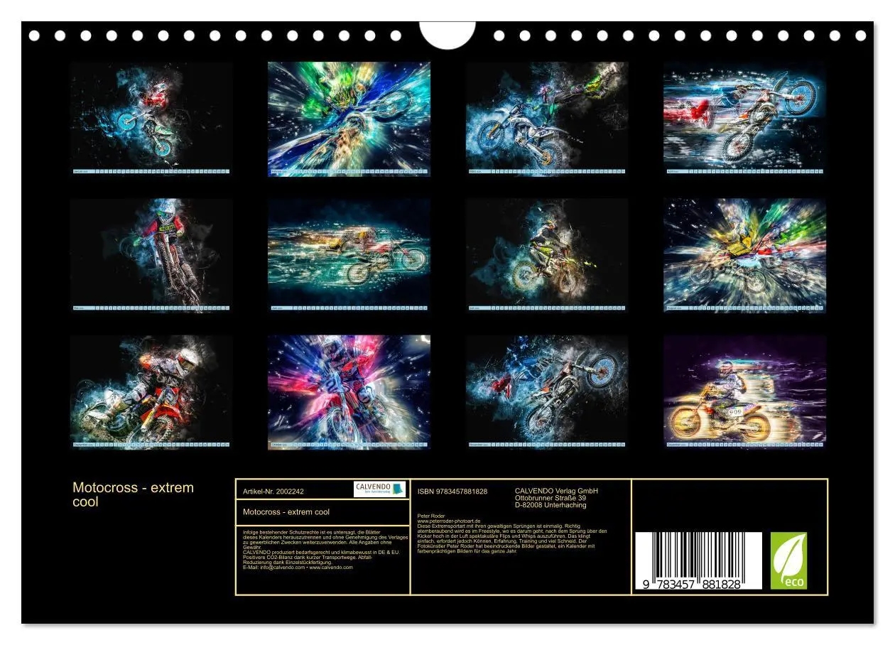 Bild: 9783457881828 | Motocross - extrem cool (Wandkalender 2026 DIN A4 quer), CALVENDO...