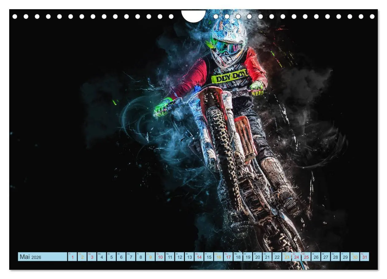 Bild: 9783457881828 | Motocross - extrem cool (Wandkalender 2026 DIN A4 quer), CALVENDO...