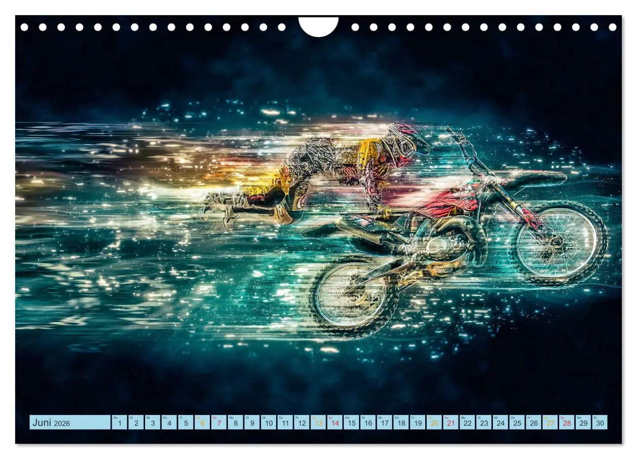 Bild: 9783457881828 | Motocross - extrem cool (Wandkalender 2026 DIN A4 quer), CALVENDO...