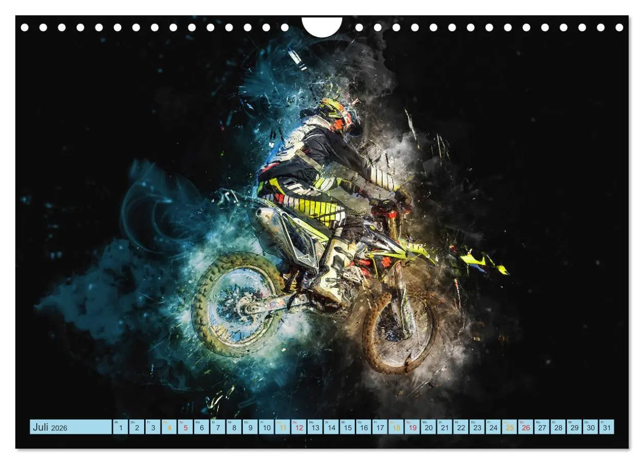 Bild: 9783457881828 | Motocross - extrem cool (Wandkalender 2026 DIN A4 quer), CALVENDO...