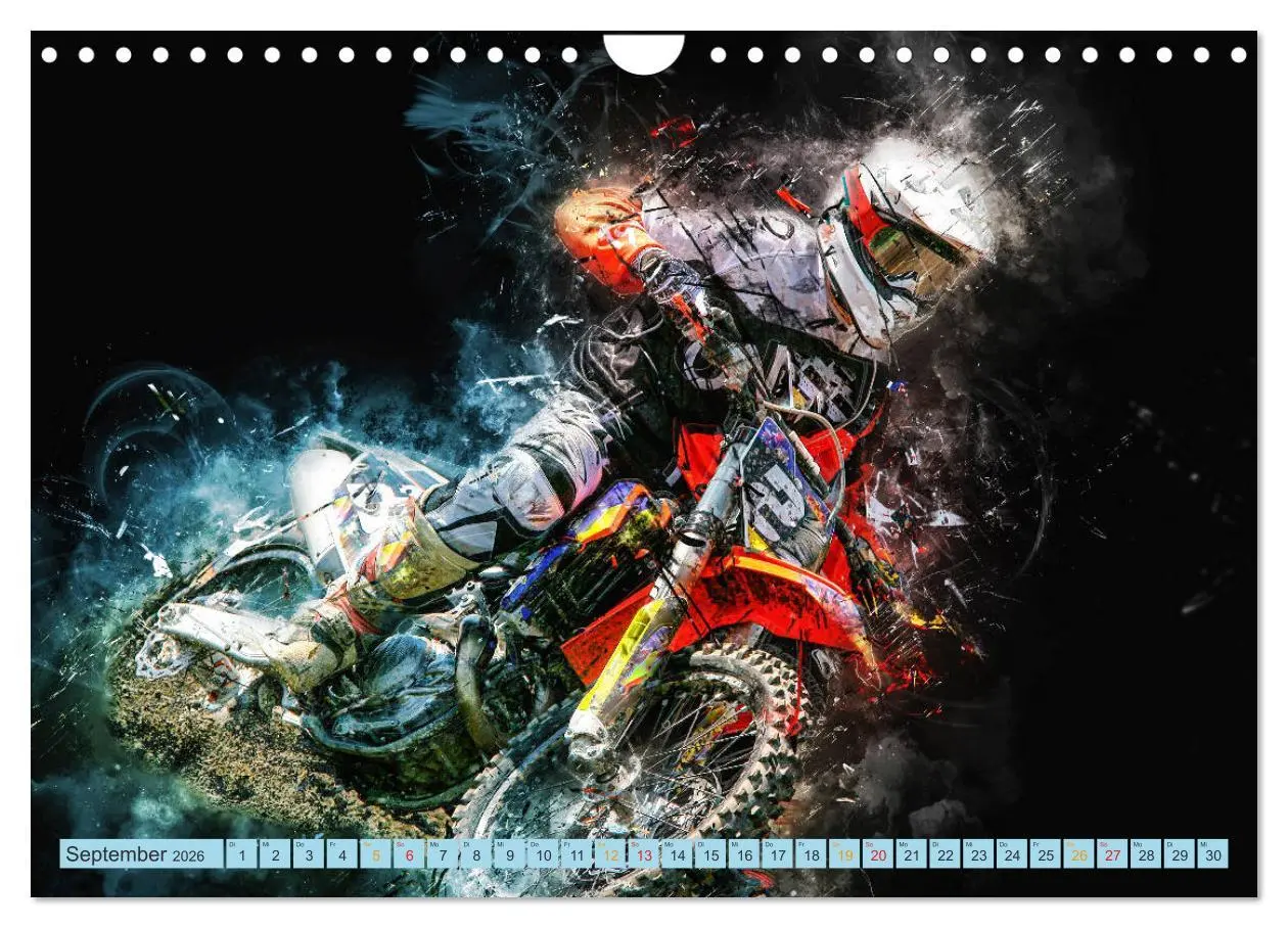 Bild: 9783457881828 | Motocross - extrem cool (Wandkalender 2026 DIN A4 quer), CALVENDO...