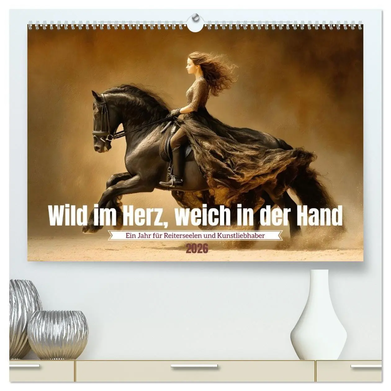 Cover: 9783516661828 | Wild im Herz, weich in der Hand (hochwertiger Premium Wandkalender...