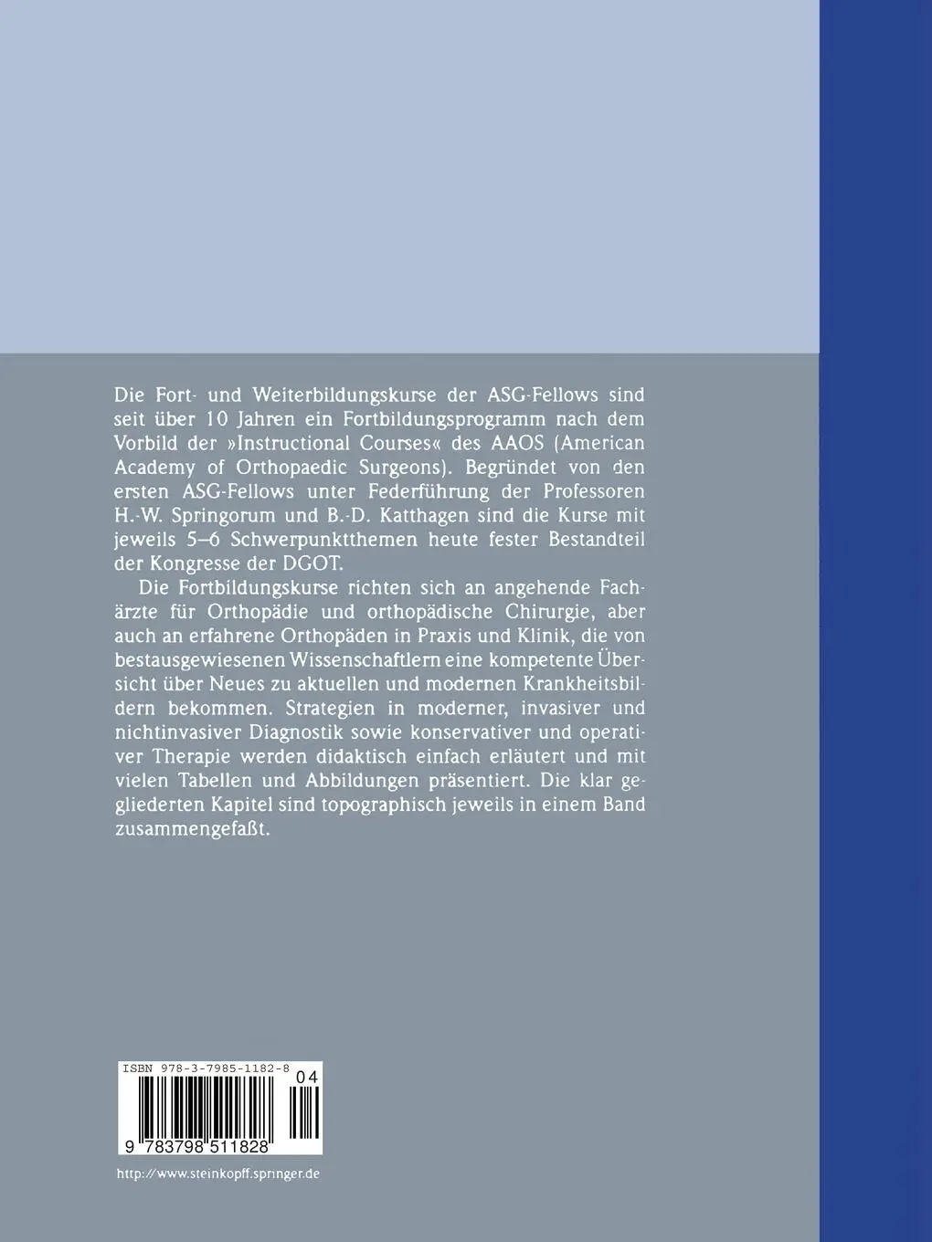 Rückseite: 9783798511828 | Fuß | A. B. Imhoff | Taschenbuch | x | Deutsch | 2000 | Steinkopff