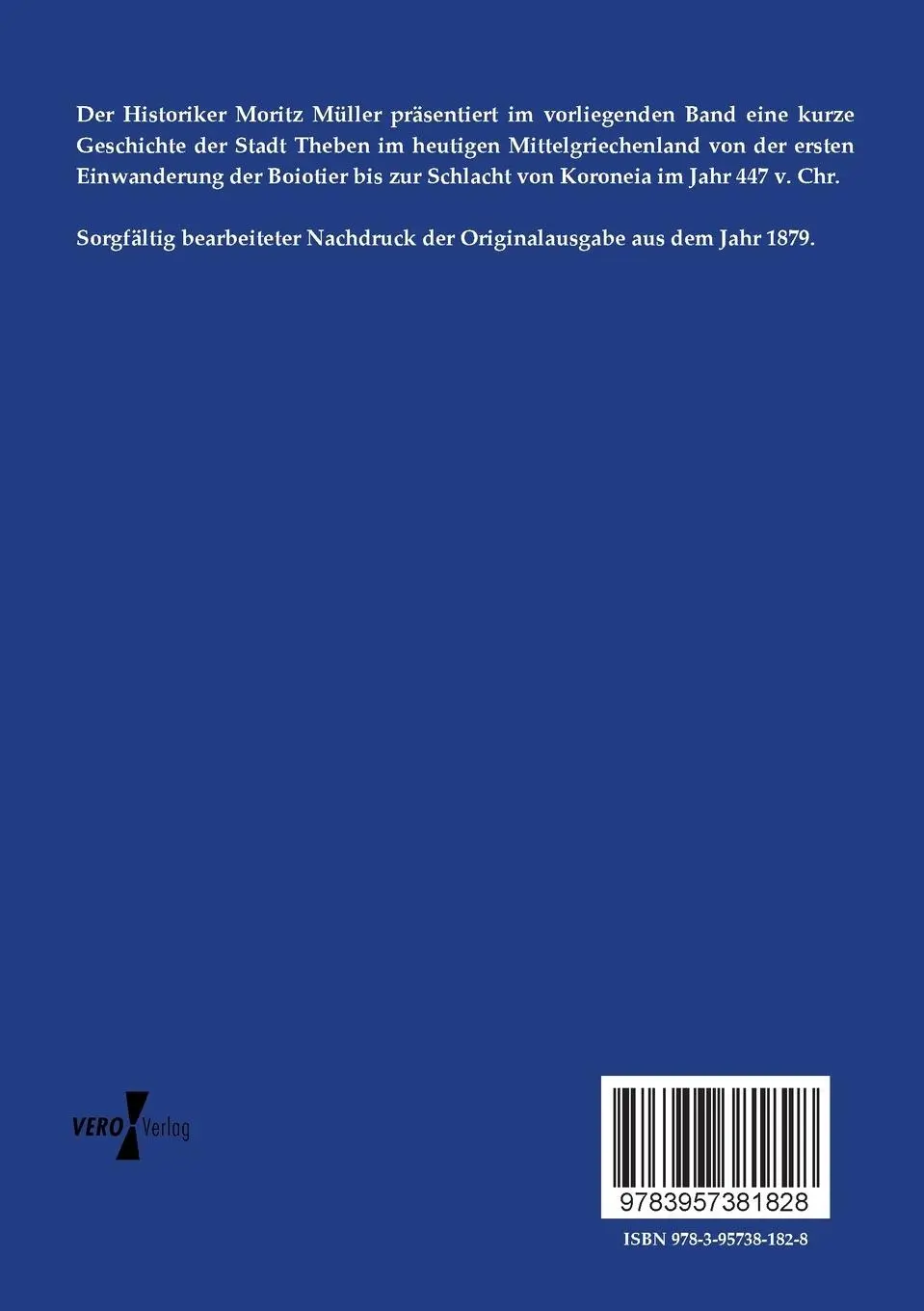 Rückseite: 9783957381828 | Geschichte Thebens von der Einwanderung der Boioter bis zur...