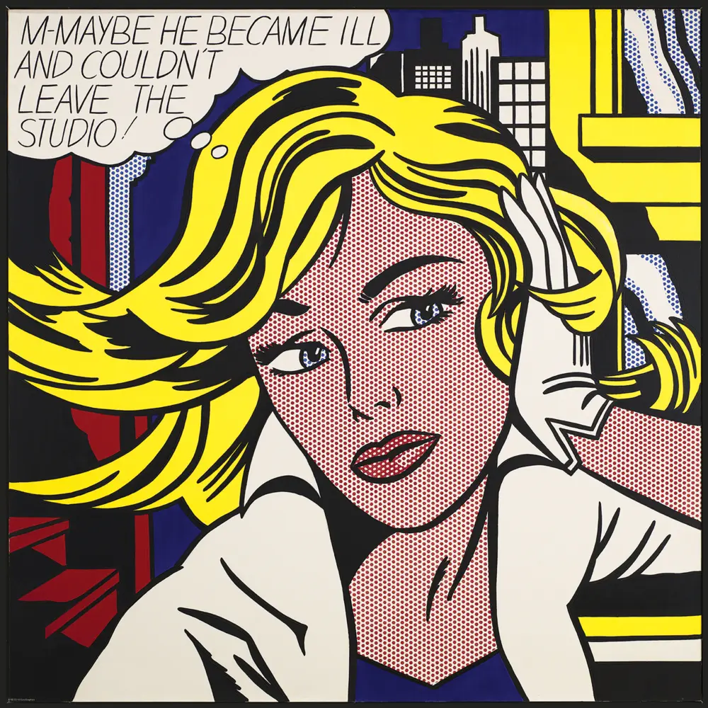 Bild: 628136661928 | M-Maybe by Roy Lichtenstein (Square) | Spiel | In Spielebox | Deutsch