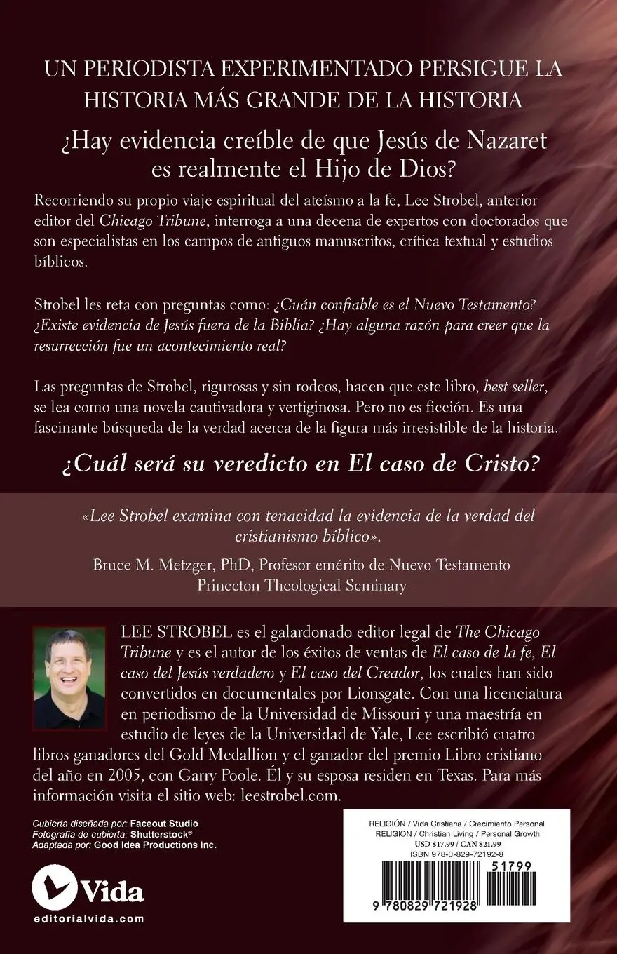 Rückseite: 9780829721928 | El caso de Cristo | Lee Strobel | Taschenbuch | Spanisch | 2000 | Vida