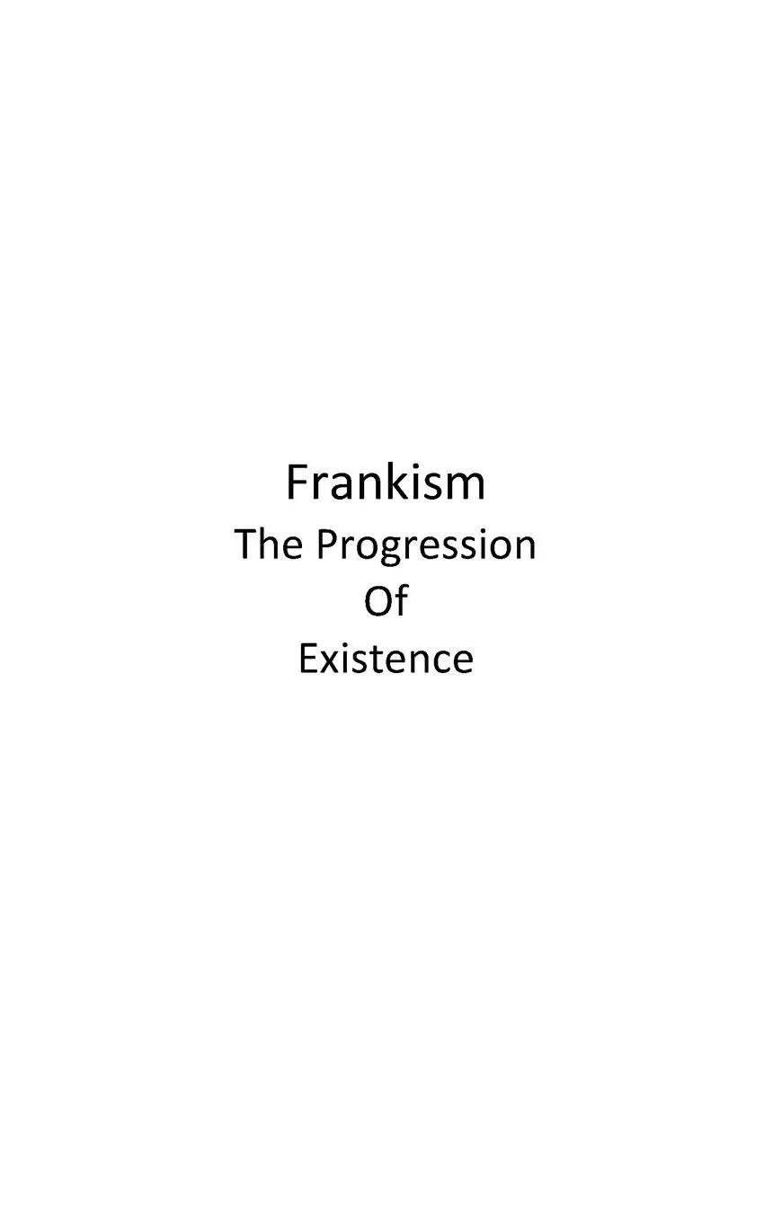 Cover: 9781777151928 | Frankism | The Progression Of Existence | Taschenbuch | Englisch