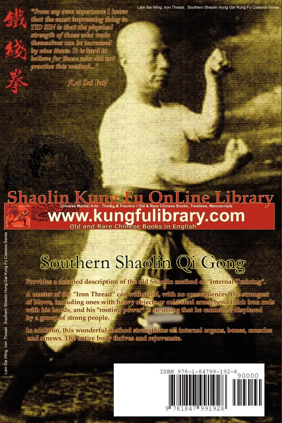 Rückseite: 9781847991928 | Iron Thread. Southern Shaolin Hung Gar Kung Fu Classics Series | Buch