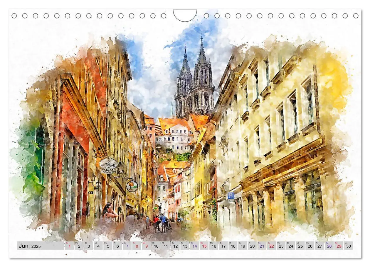 Bild: 9783435301928 | Malerisches Meißen (Wandkalender 2025 DIN A4 quer), CALVENDO...