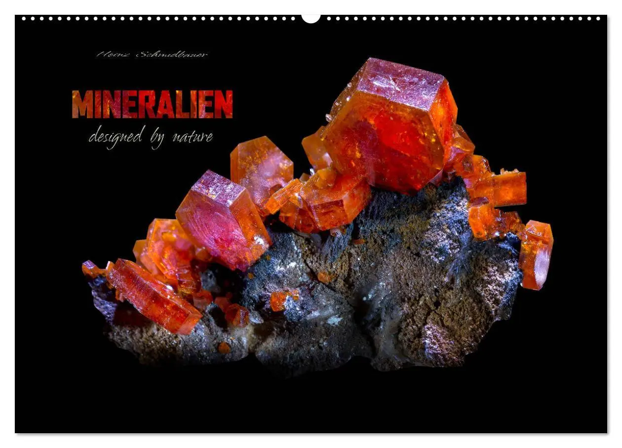 Cover: 9783457871928 | MINERALIEN designed by nature (Wandkalender 2026 DIN A2 quer),...