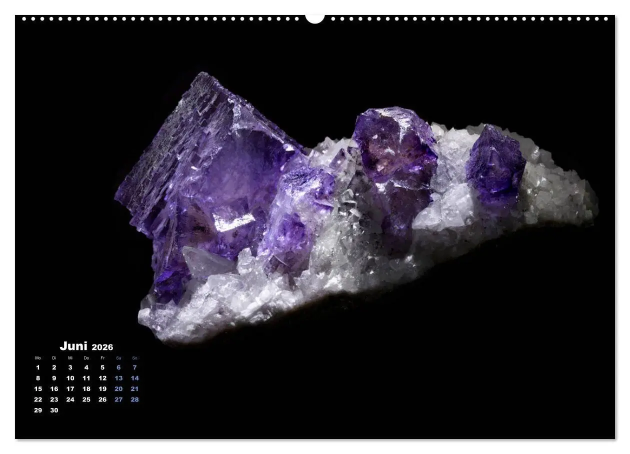 Bild: 9783457871928 | MINERALIEN designed by nature (Wandkalender 2026 DIN A2 quer),...