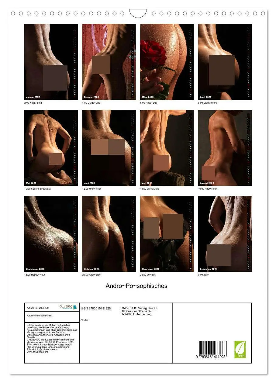 Bild: 9783516411928 | Andro~Po~sophisches (Wandkalender 2026 DIN A3 hoch), CALVENDO...