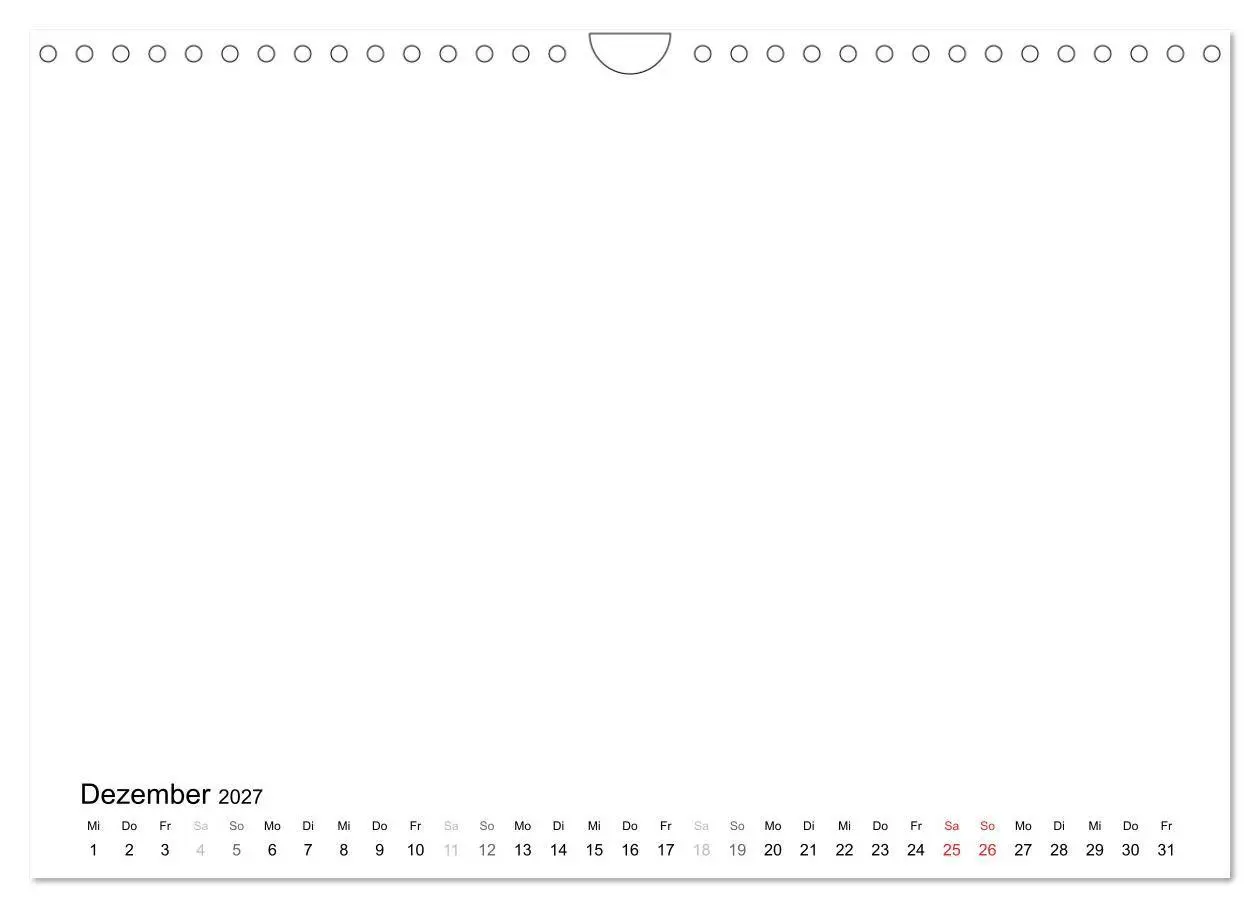 Bild: 9783594181928 | Bastelkalender - Weiss (Wandkalender 2027 DIN A4 quer), CALVENDO...