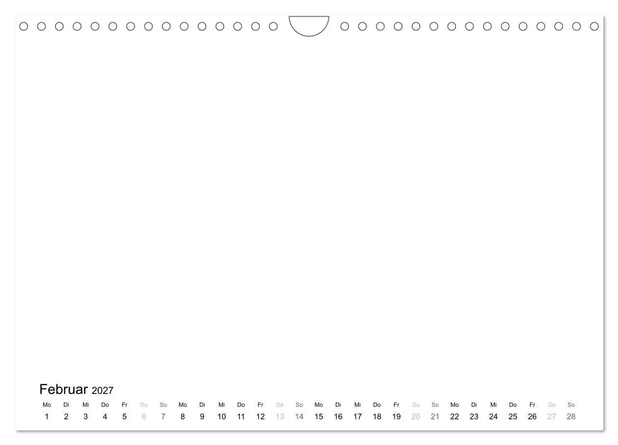Bild: 9783594181928 | Bastelkalender - Weiss (Wandkalender 2027 DIN A4 quer), CALVENDO...