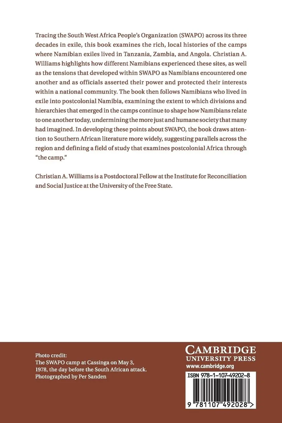 Rückseite: 9781107492028 | National Liberation in Postcolonial Southern Africa | Williams | Buch