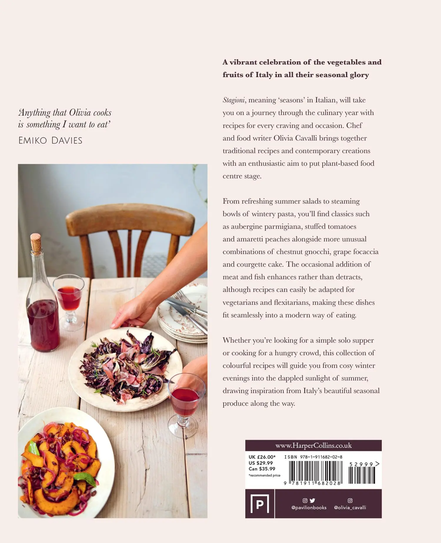 Rückseite: 9781911682028 | Stagioni | Contemporary Italian Cooking to Celebrate the Seasons