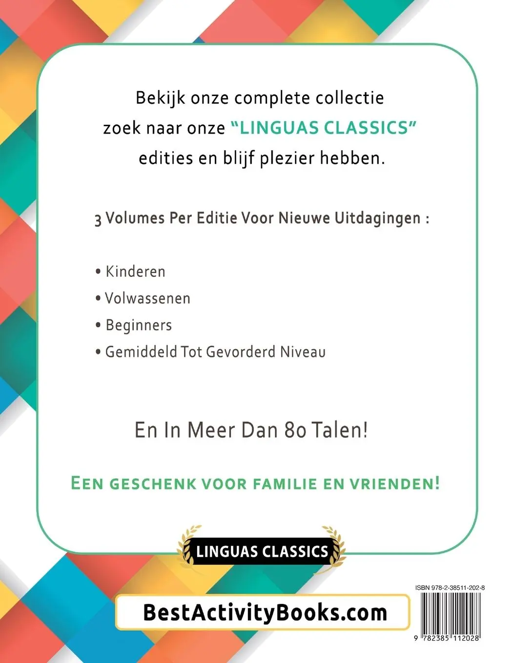 Rückseite: 9782385112028 | LEER ITALIAANS MET PLEZIER - VOOR BEGINNERS | Linguas Classics | Buch