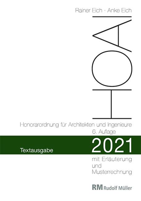Cover: 9783481042028 | HOAI 2021 - Textausgabe Honorarordnung für Architekten und Ingenieure