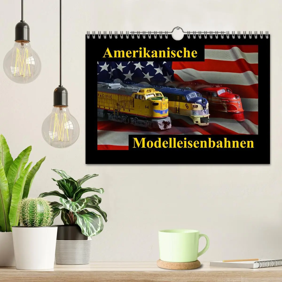 Bild: 9783516162028 | Amerikanische Modelleisenbahnen (Wandkalender 2026 DIN A4 quer),...