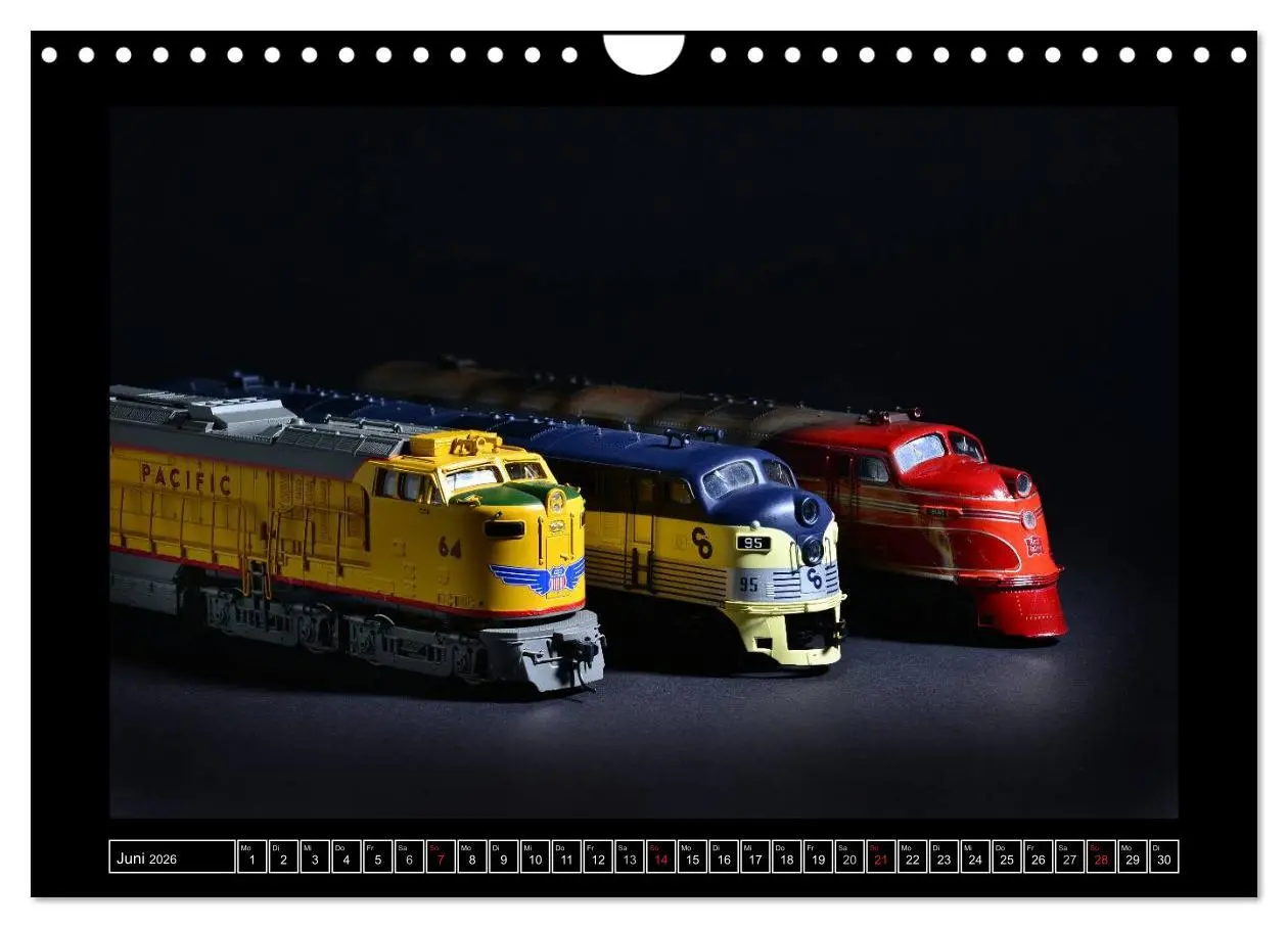 Bild: 9783516162028 | Amerikanische Modelleisenbahnen (Wandkalender 2026 DIN A4 quer),...
