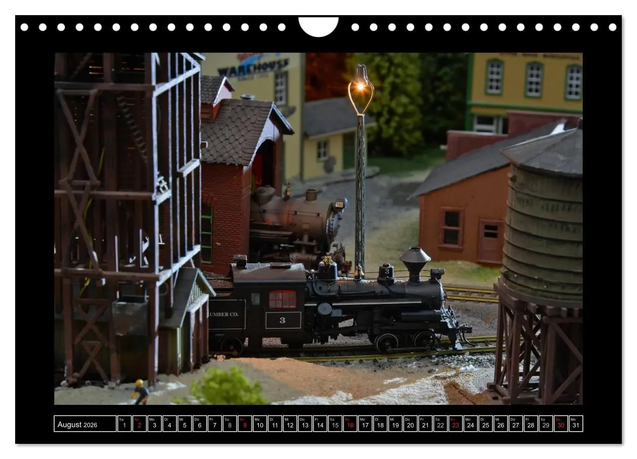 Bild: 9783516162028 | Amerikanische Modelleisenbahnen (Wandkalender 2026 DIN A4 quer),...