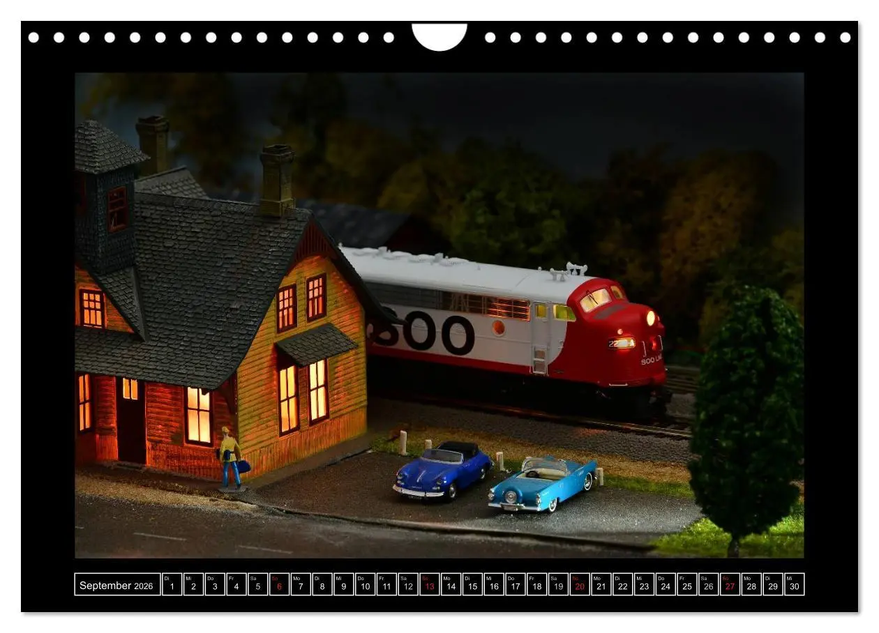 Bild: 9783516162028 | Amerikanische Modelleisenbahnen (Wandkalender 2026 DIN A4 quer),...