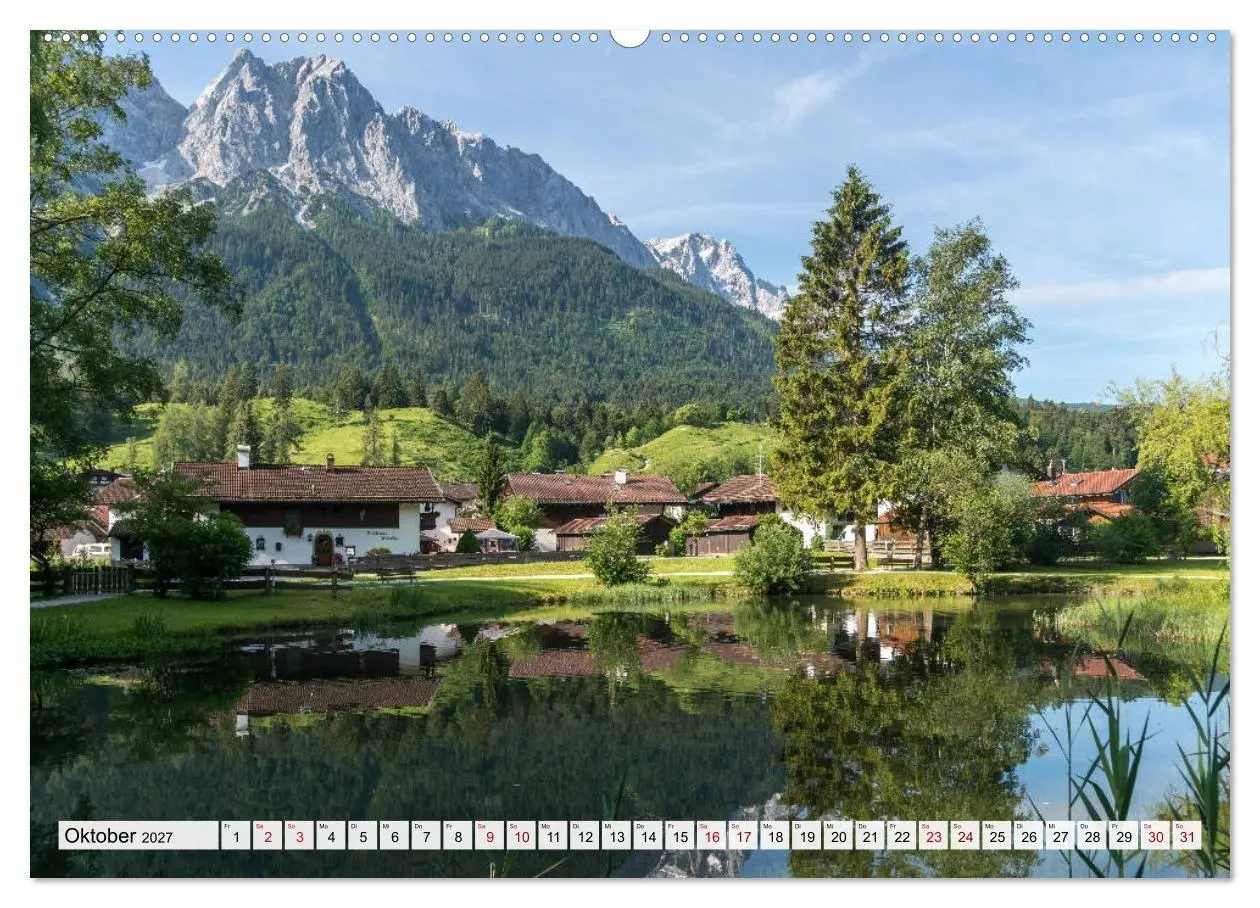 Bild: 9783569632028 | Ein Sommer rund um Garmisch-Partenkirchen (Wandkalender 2027 DIN A2...