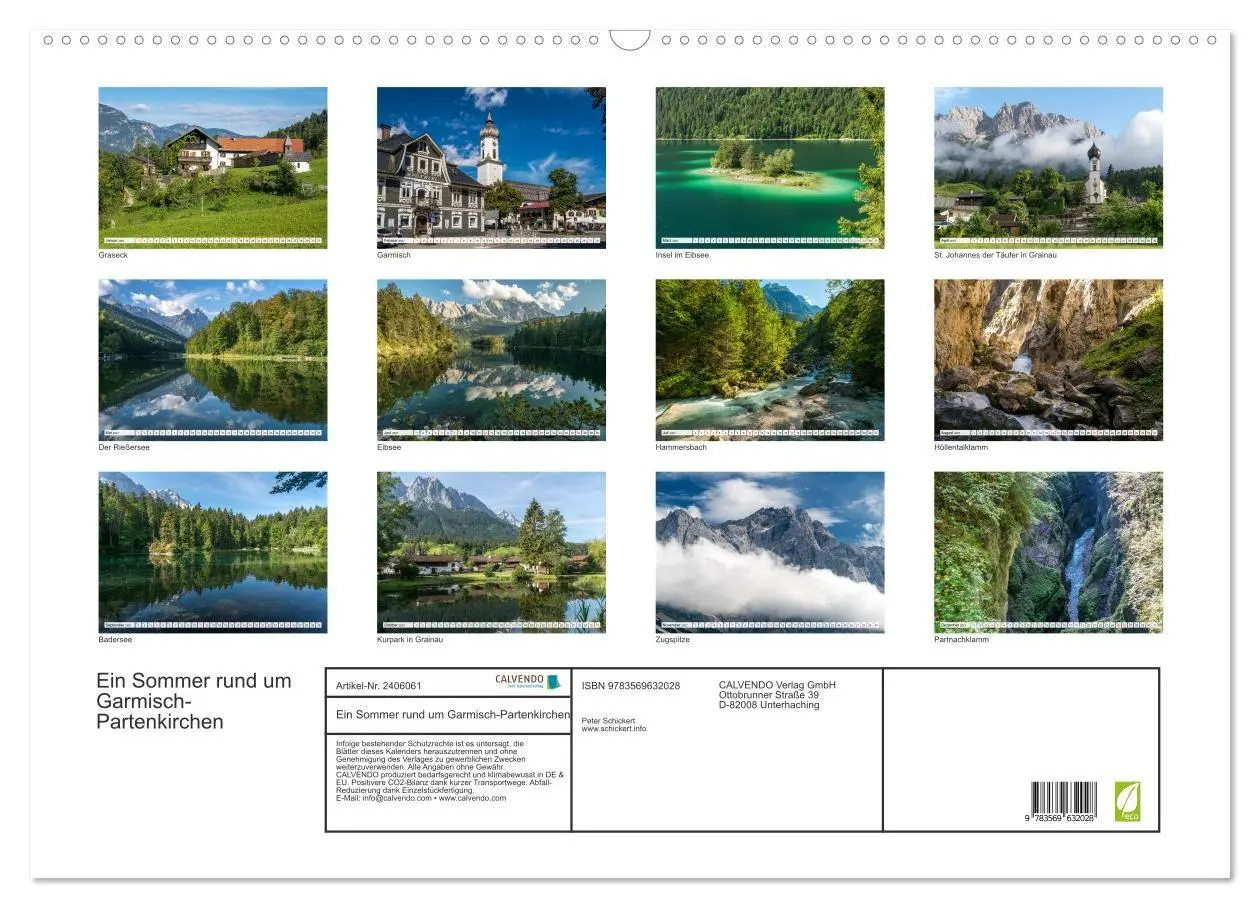 Bild: 9783569632028 | Ein Sommer rund um Garmisch-Partenkirchen (Wandkalender 2027 DIN A2...