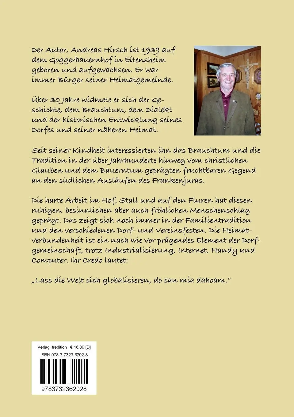Rückseite: 9783732362028 | Glaub mir's, so war's, weil's Brauch war | Andreas Hirsch | Buch