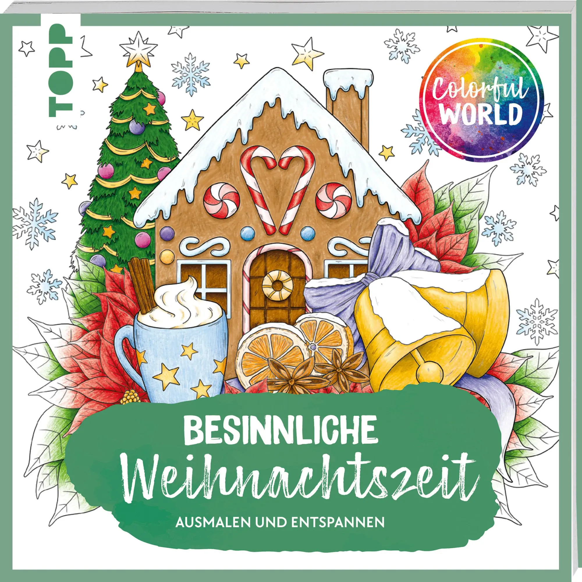 Cover: 9783735882028 | Colorful World - Besinnliche Weihnachtszeit | Ausmalen &amp; entspannen