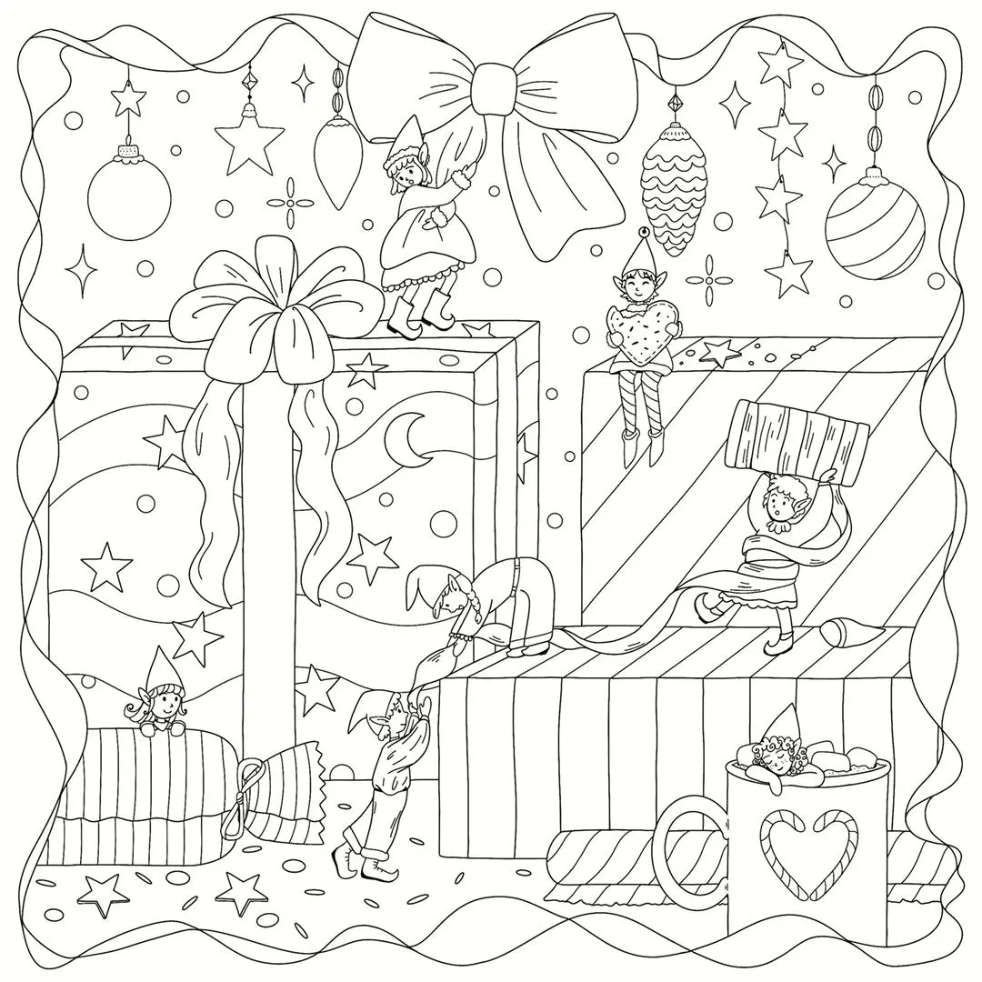 Bild: 9783735882028 | Colorful World - Besinnliche Weihnachtszeit | Ausmalen &amp; entspannen