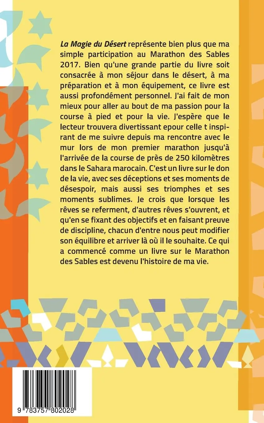 Rückseite: 9783757802028 | La Magie du Désert | Mon parcours épique au Marathon des Sables | Buch